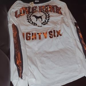 Pink long sleeved shirt